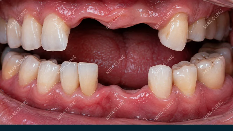 Several Missing Teeth